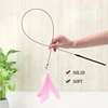 1Pc Cat Teasers Stick Interactive Toys Pet Feather Bell For Cat Exercise Self-Entertainment，kitten With Suction Cup Teaser Stick 3
