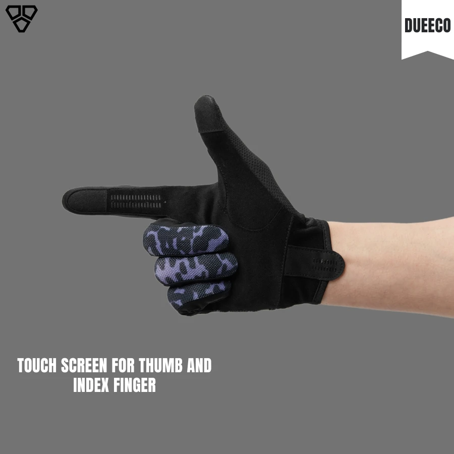 Sport Gloves DUEECO Touch screen Cycling gloves MTB gloves Full Finger Men Women Road Bike Gloves Riding Bicycle Gloves