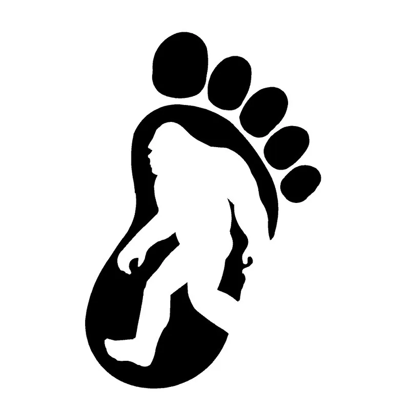 

Car Stickers Decor Motorcycle Decals Sasquatch Big Foot Stickers Decorative Accessories Waterproof and Sunscreen Inyl ,16cm*11cm