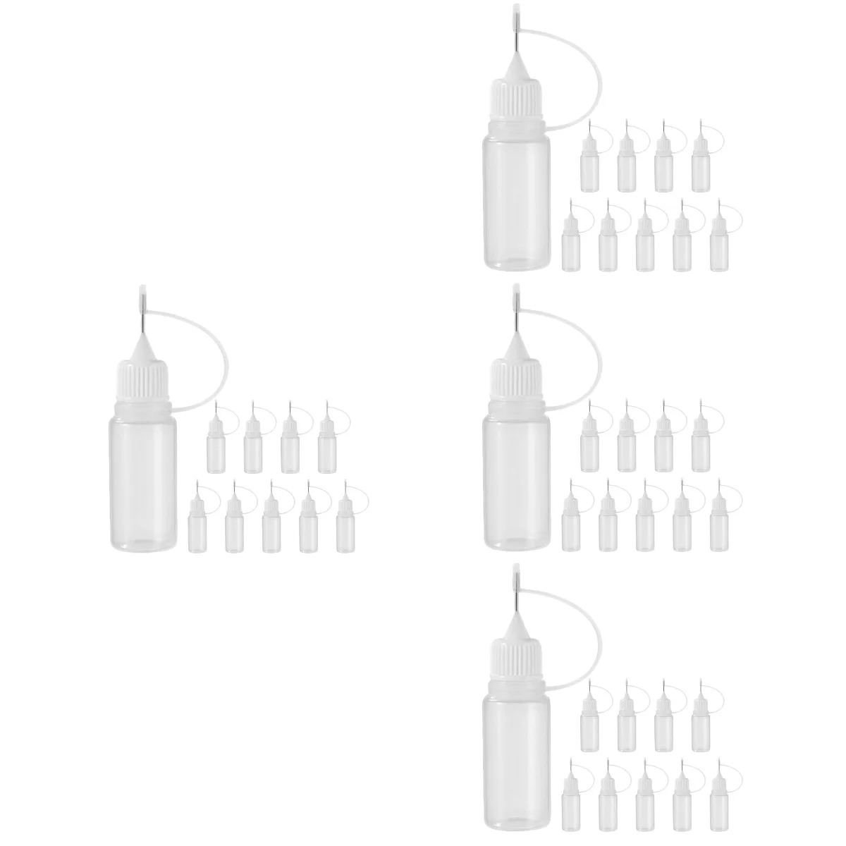 

40 шт., бутылочки для клея с иглами