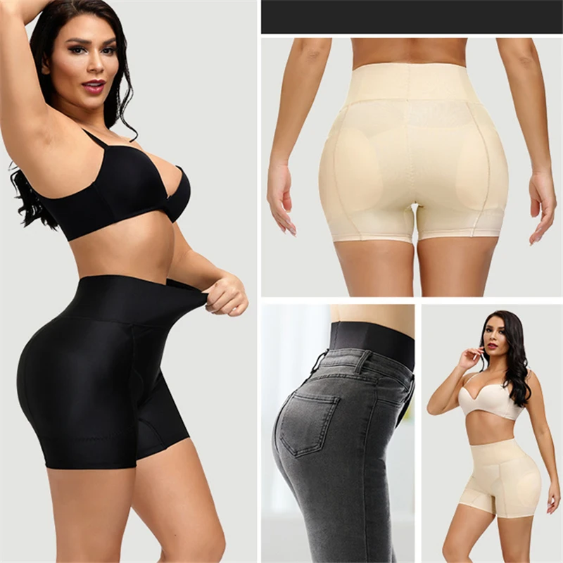 Slimming Panties Padded Hip Filling Women Tummy Control Fake Ass False Buttock Lifter High Waist Push Up Body Shaper Shapewear