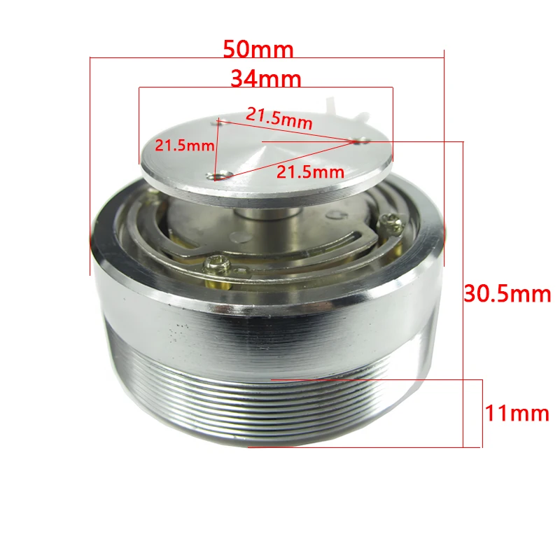 Tenghong 2pcs 2 Inch Resonance Speaker 50MM Vibration Bass Louderspeaker 4 Ohm 25W 8 Ohm 20W Screw Hole For Bathtub Massager