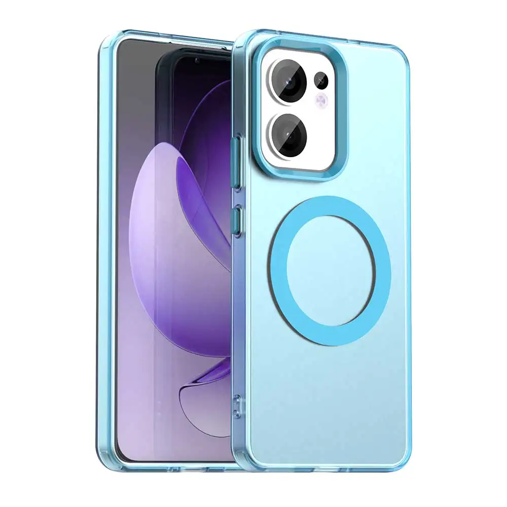 Coque Pour Oppo Reno 13 F/ 13F / 13 FS 4G/5G Avec Verre Trempé Protection écran Cordon De Collier Réglable Chaîne Antichoc Transparente Silicone