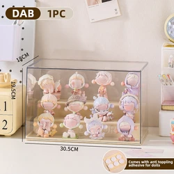 Deluxe Double - Layer Display Stand with Dustproof Transparent Cover (Three steps)