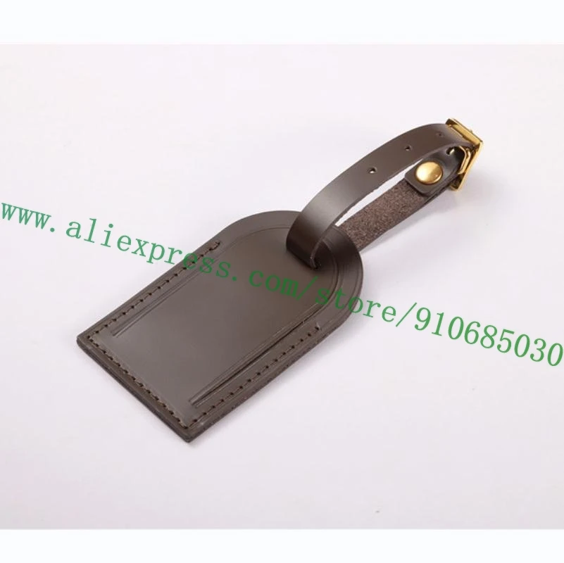 Luxury Leather Luggage Tag With Clip Personalised Vachetta 