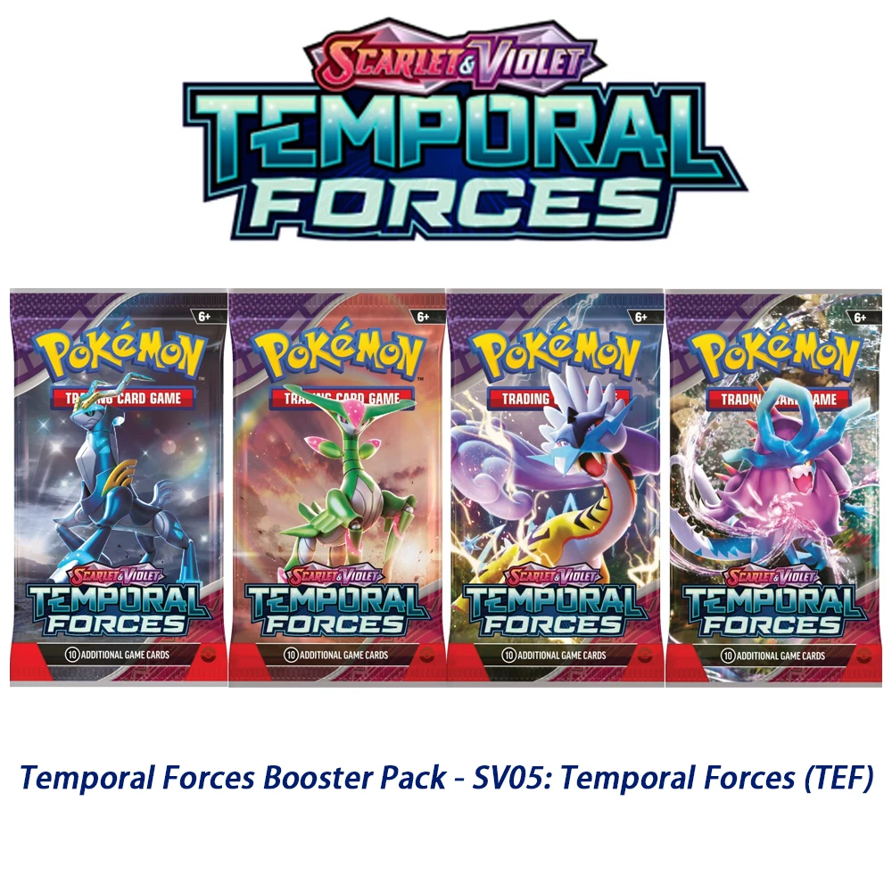 

Pokémon TCG Scarlet & Violet – Temporal Forces Expansion card Pokemon Card Game Carte Trading Collection Cards Pokemon Cards