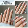 LILYCUTE 5ml White Black Liner Gel Nail Polish Colorful French Painting Stripe Semi Permanent Drawing Nail Art UV Gel Varnish 2
