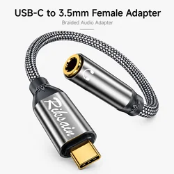 USB Type C to 3.5mm Audio Adapter Cable - 0.12m (1pc)