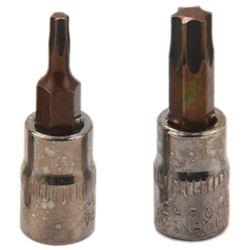 Torx Ʈ  Ʈ, 1/4 ġ  ̺ , T8 T10 T15 T20 T25 T27 T30 T40 S2 ƿ, 8  