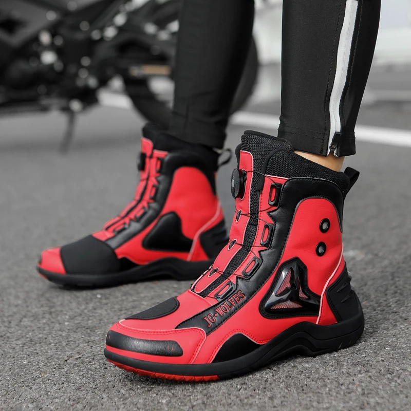 

Windproof Commuter Off-road Rally Motorcycle Boots Riding Shoes Women's Autumn And Winter Padded Motorcycle Equipment