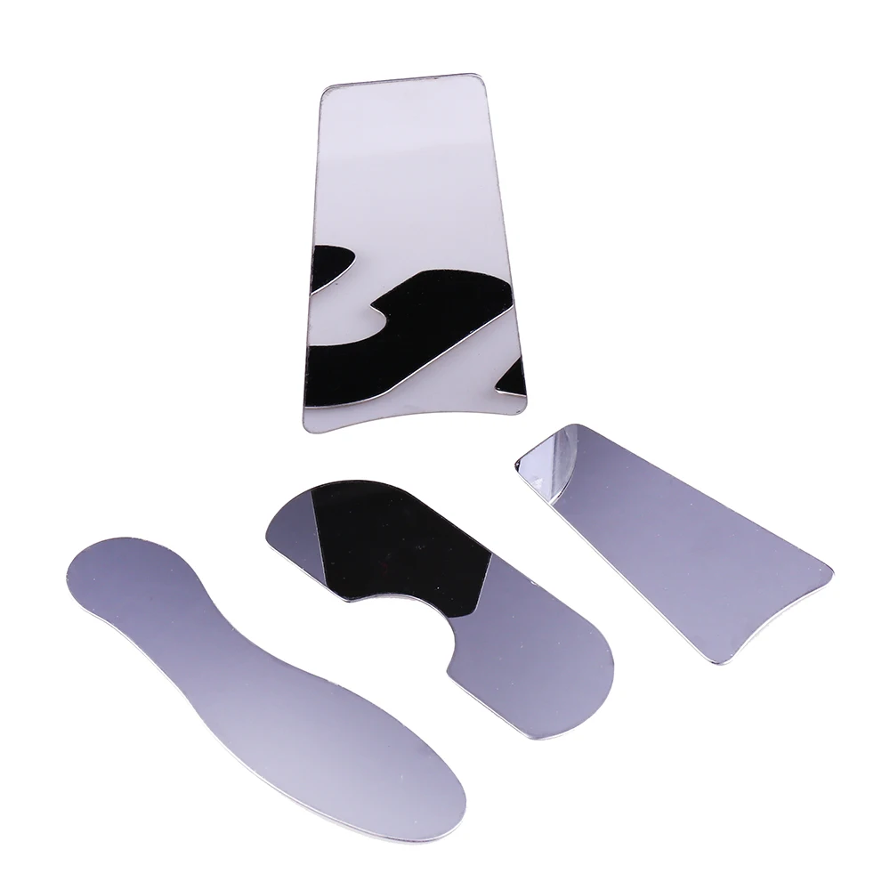 

4 шт./набор, стоматологические зеркала из нержавеющей стали