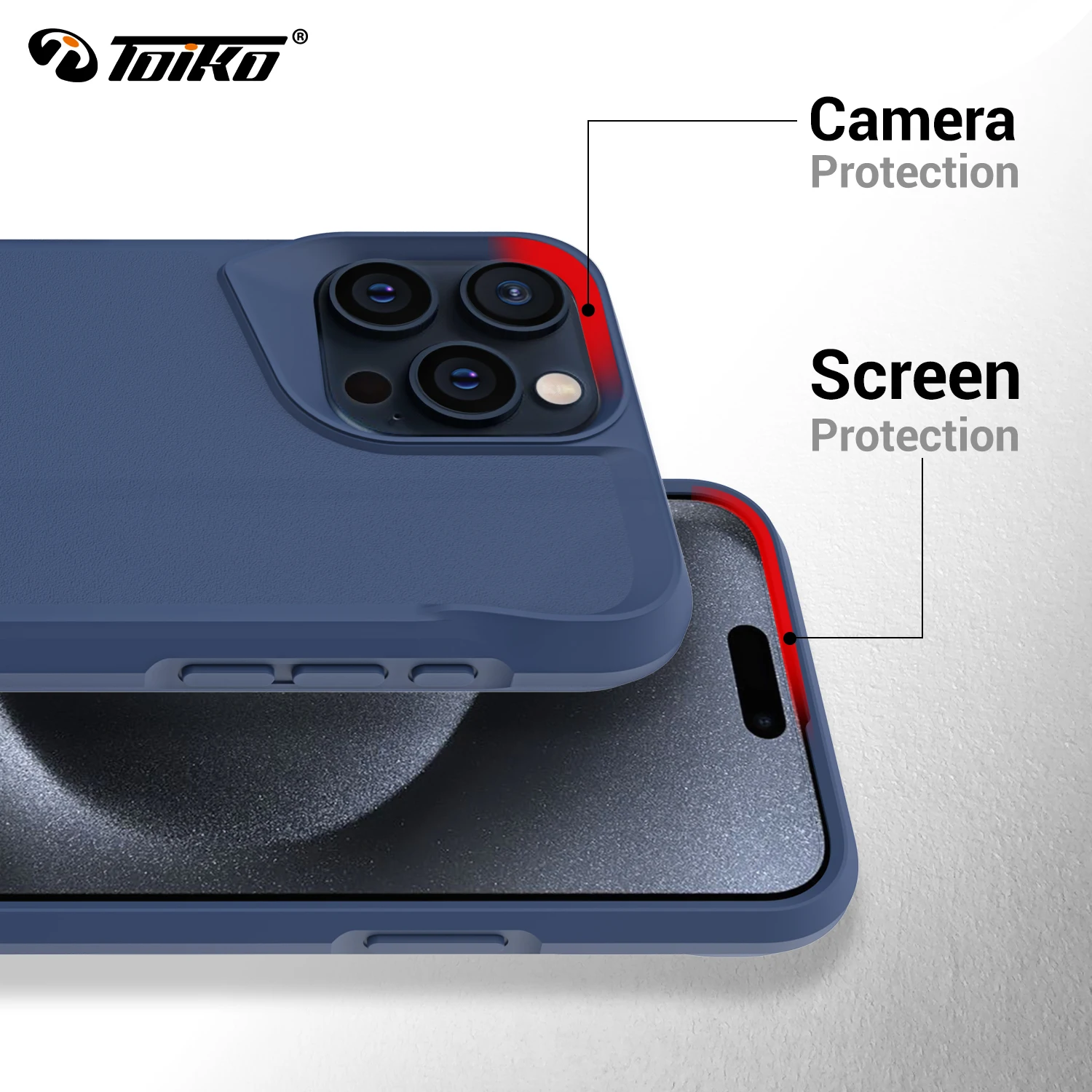 TOIKO Titan Magnetic Kickstand Case for iPhone 15 Pro Max 15 Plus Magsafe Wireless Charge Back Cover Shockproof Protection Armor