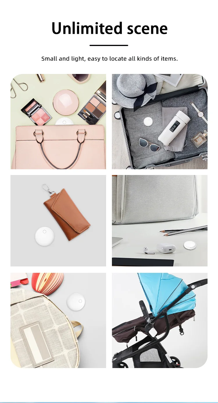 Anti-lose Tracker For Apple Airtag Replacemen via Find My Bluetooth GPS Tracker