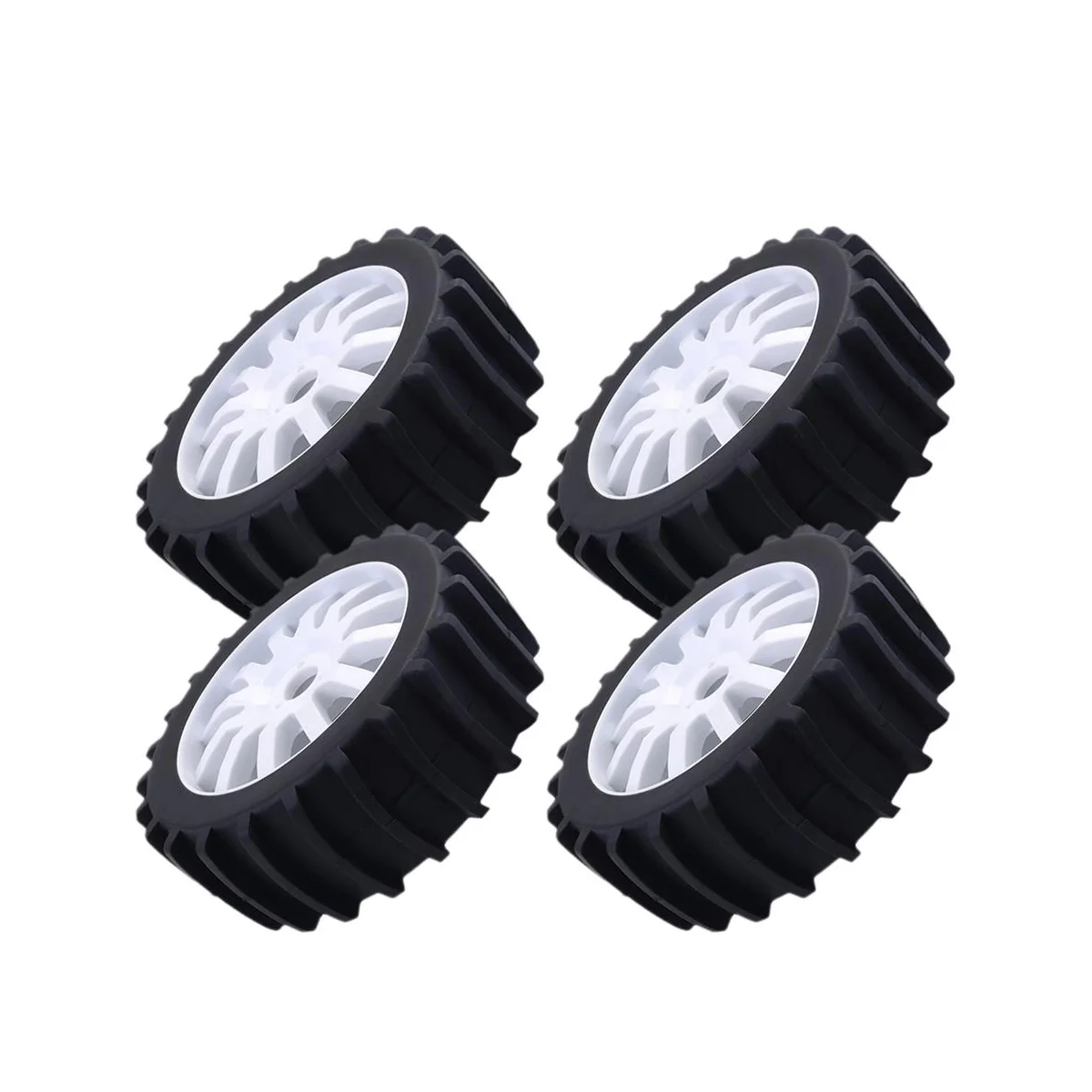 

4Pcs 120Mm Snow Sand Paddle Tire Wheel Tyre 17Mm Hex for 1/8 Arrma Traxxas Redcat Team Losi HPI HSP Baja RC Car,Orange