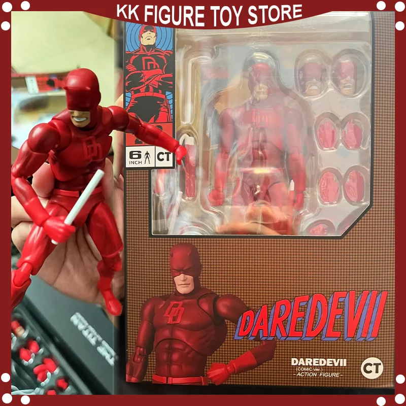 Ct Toys 데어디블 Mafex 223 코믹 버전 피규어 SHF 피규어 애니메이션 액션 피규어 스태츄 모델 장난감 크리스마스 선물