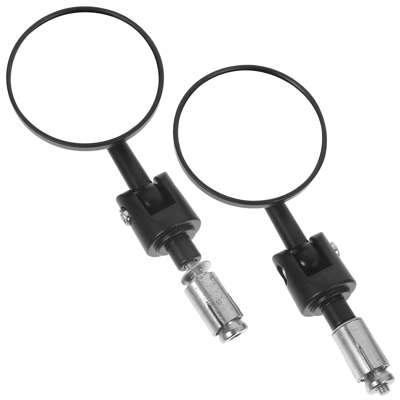 

2 Pcs Bicycle Mirror Bike Mirrors Side Handlebar Rearview Locomotive Motorcycle Plastic