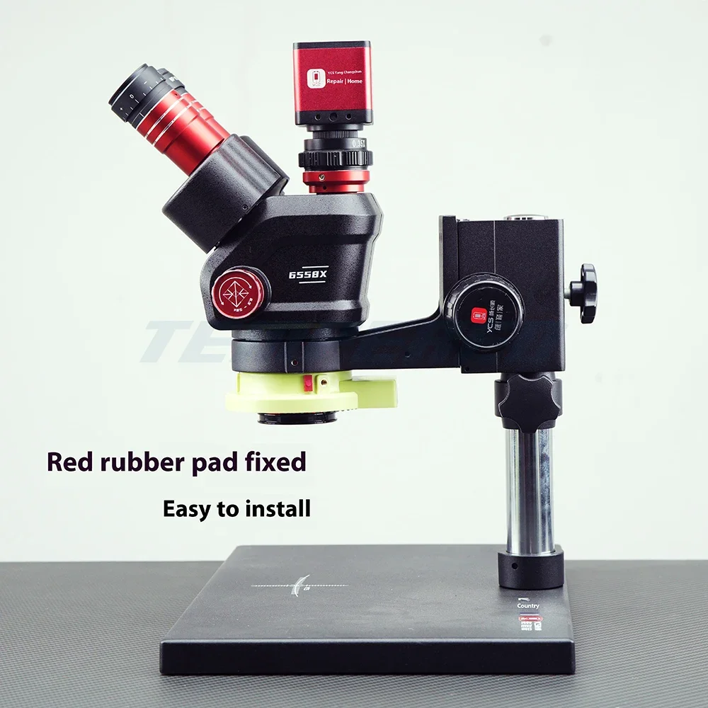 Microscope Lamp 144 LED Controllable Dimming Anti-scratch Rubber Fill Light for Microscope Soldering Repair Tools