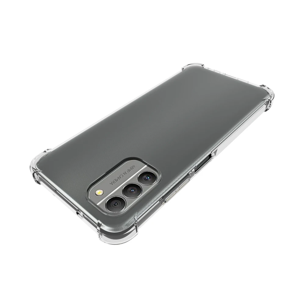 Clear TPU Protective Case with Air Cushion and Non-Slip Grip for 6.58 Inch Smartphones