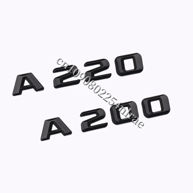 A160 A180 A200 A220 A250 A260 메르세데스 벤츠 A 클래스 용 편지 로고 자동차 스티커 후면 부츠 라벨 트렁크 배지 수리