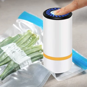 Electric Air Pump Mini Rechargeable Vacuum Pump for Food Fresh-Keeping Vacuum Sealed Bag Automatic Vacuum Compression Machine 1