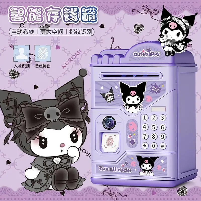 

Sanrio Kuromi Mymelody Cinnamoroll Girl Children Piggy Bank Large Capacity Password Box Only Into The Net Celebrity Piggy Bank
