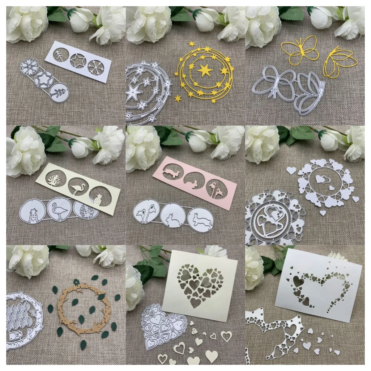 Neue ankünfte Metall Schneiden Stirbt Für DIY Scrapbooking Dekorative Präge Handwerk Stanzen Template Mold