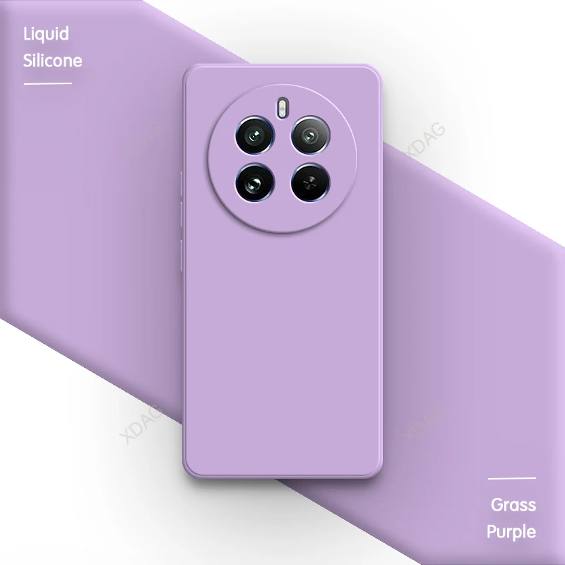 Minimalist Silicone Phone Case - Soft Straight Edge Back Cover