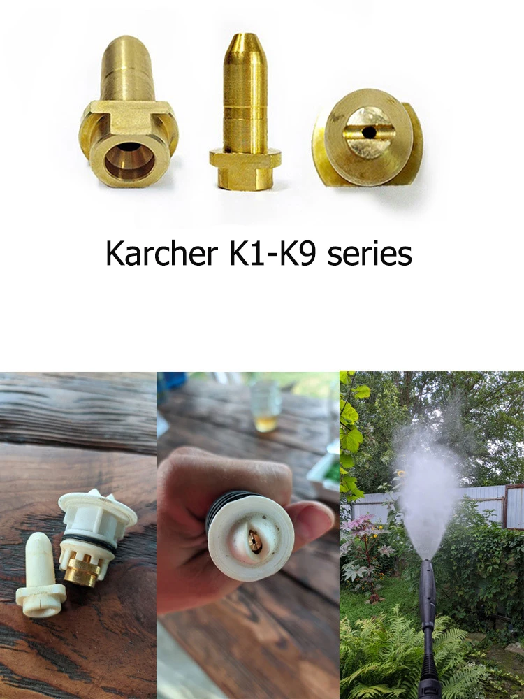 Karcher K1 K2 K3 K4 K5 K6 K7 K8 K9 Messing Hochdruckpistole Ersatzdüse mit superstarker Reinigungskraft – Detail 6