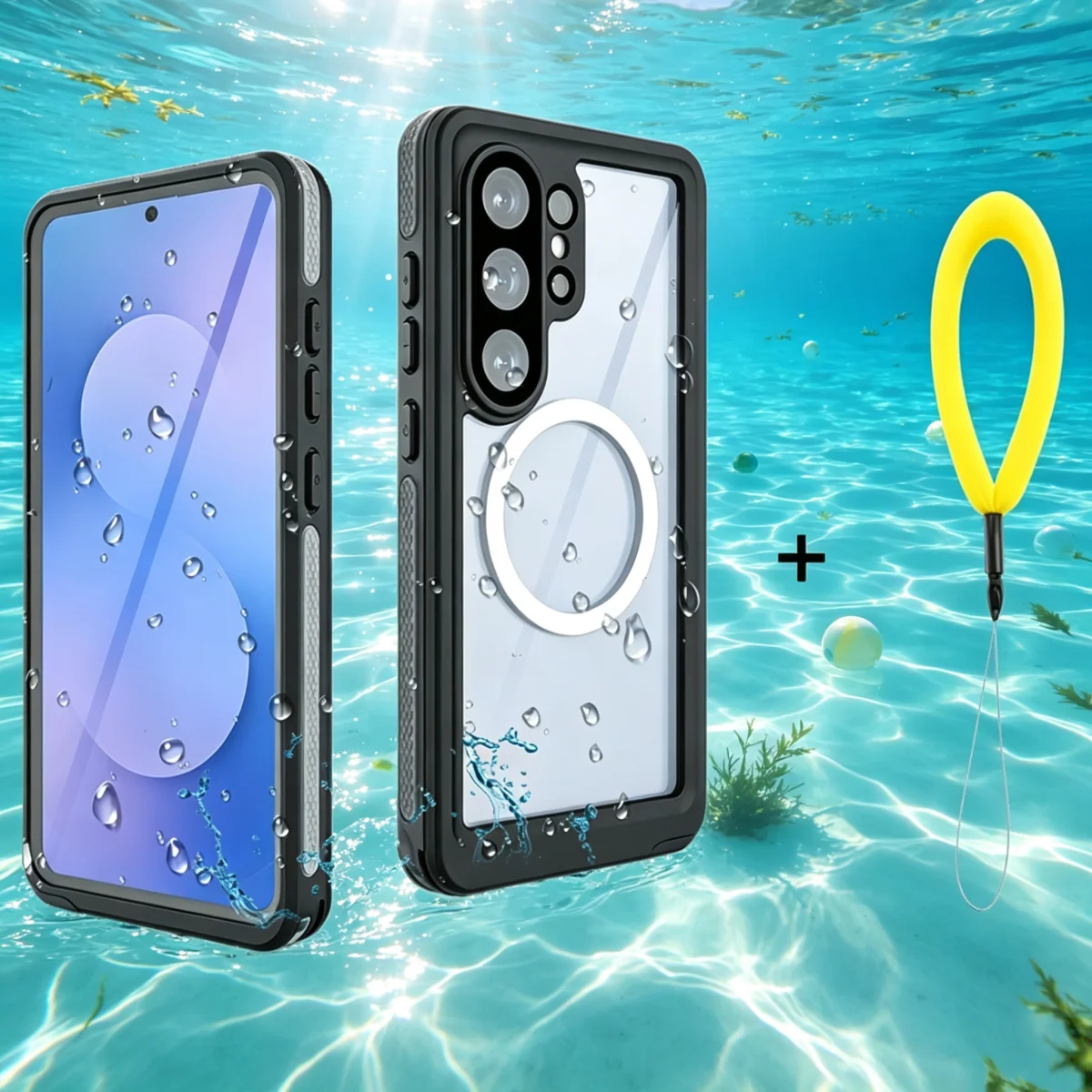 Waterproof Floating Lanyard Phone Case – Anti-Drop Protection