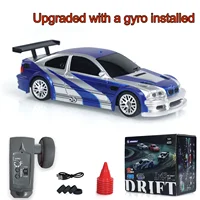 Gifts Outdoor Toys 1/43 2.4g RTR Gyro RC Mini Race Cars Controlled Drift Car 4WD High-Speed Motor Vehicle Model for Boys TH23884 2