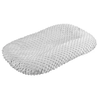 Housse de lit nid de bébé amovible Ultra douce, couleur unie, housse de chaise longue pour nouveau-né, coussin de couchage, drap plat pour berceau 2