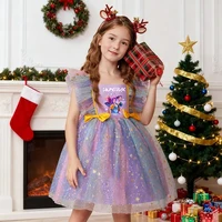 Robe de princesse K-Pop Hunters Zoey Mira Rumi pour filles, robes de fête d'anniversaire pour enfants, vêtements en Tulle sans manches pour enfants de 1 à 5 ans 1