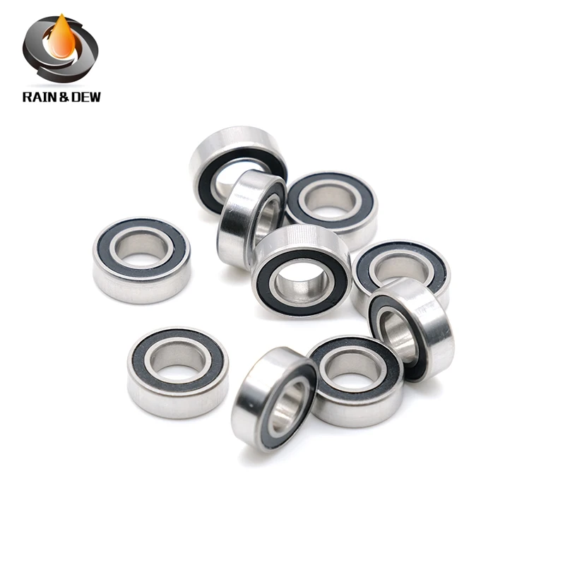 

MR126RS 6x12x4 mm Bearing ABEC-7 10PCS RC Car Trucks Racing Hobby Ball Bearings For 1/10 1/8 Traxxas Axial