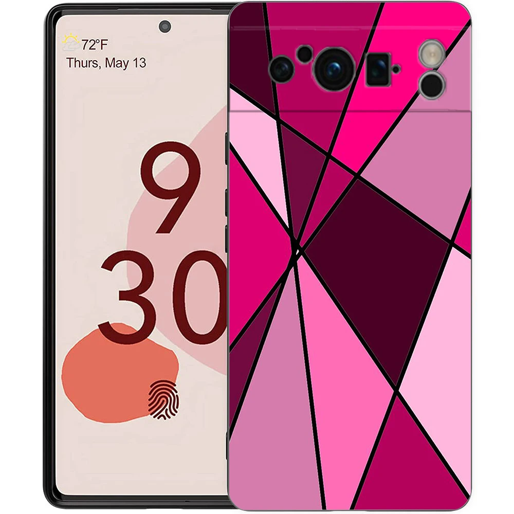Geometry Marble Design Soft TPU Phone Case Cover
