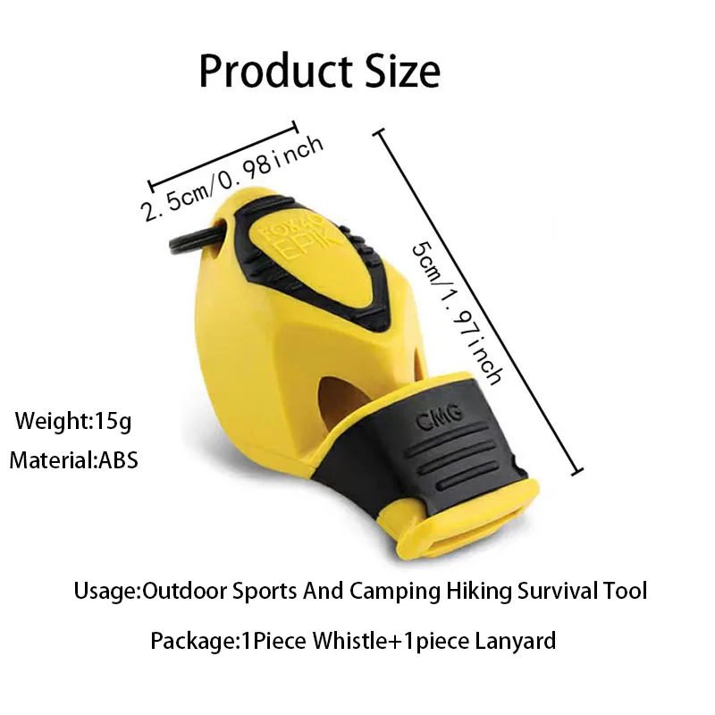 Soccer Basketball Game Referee Whistle Professional Sports Accessories Like Big Sound Whistles Camping Hiking Survival Supplies 5