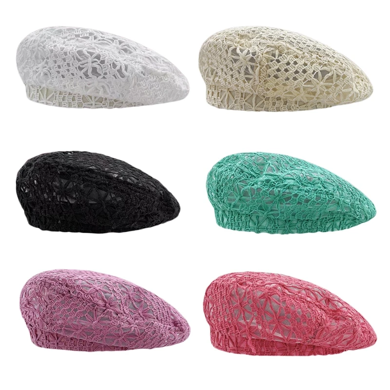 

Soft Lightweight Crochet for Women Solid Color Hat Slouchy Beanie Fashion for Head Accessory