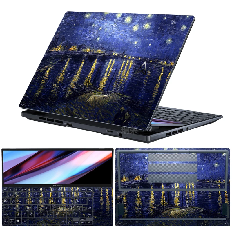Dazzle Vinile Adesivo Speciale Per Asus Zenbook Pro 14 Duo Oled Ux8402 14.5 "Muslimux 8402V