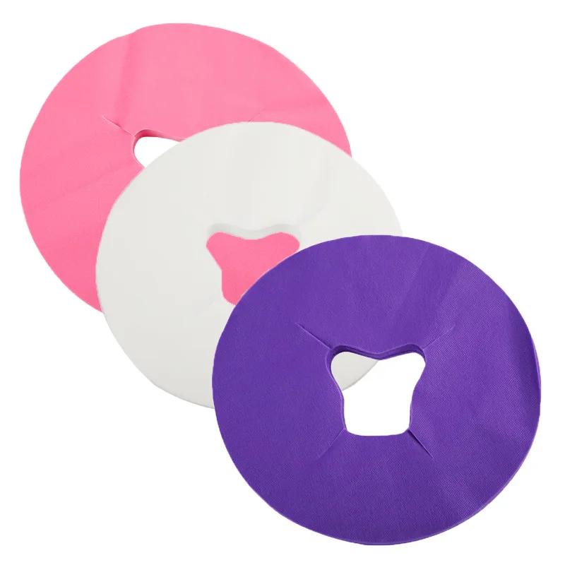 

100Pcs Disposable Massage Table Sheets Headrest Pads Face Pillow Cover Cushion Cover Massage Face Cradle Table Head Rest Covers