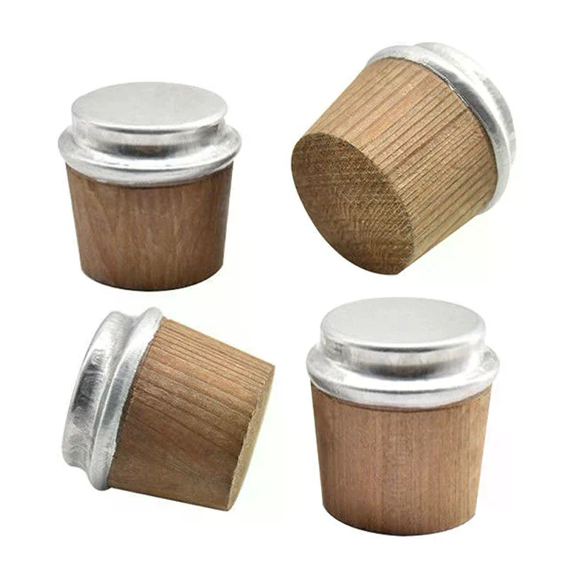 2Pcs 안전하고 내구성이 뛰어난 진공 플라스크의 코르크 플러그 나무 보온병 ..