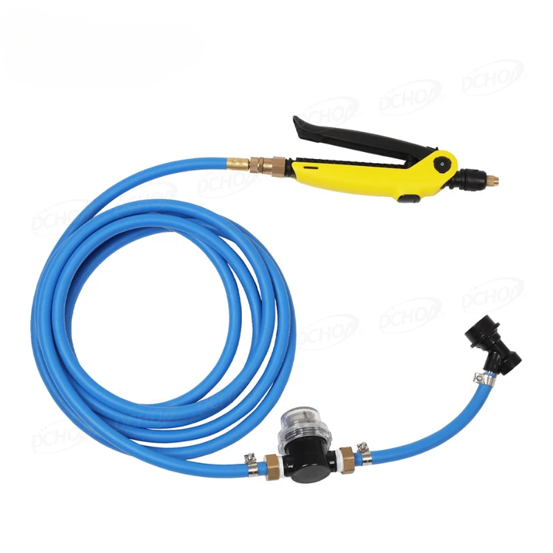 

feet 6 meters Hybrid Polymer flexible Hose with Adjustable Brass Cone Tip PVC Sprayer