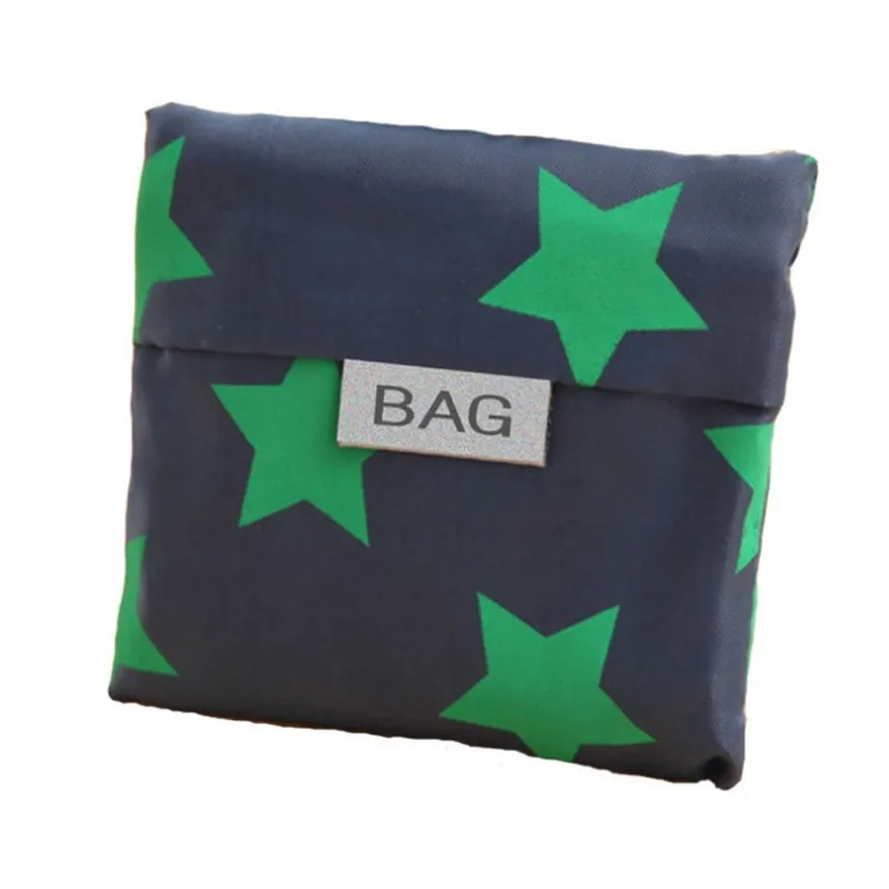 Eco-Friendly Large-Capacity Striped Dots Reusable Shopping Tote