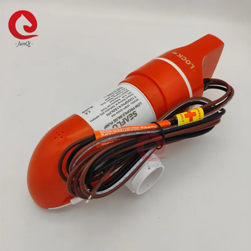 Pompa Di Sentina Automatica Basso Profilo - 1100GPH, 12V, Con Rilevamento Acqua, Per Barche