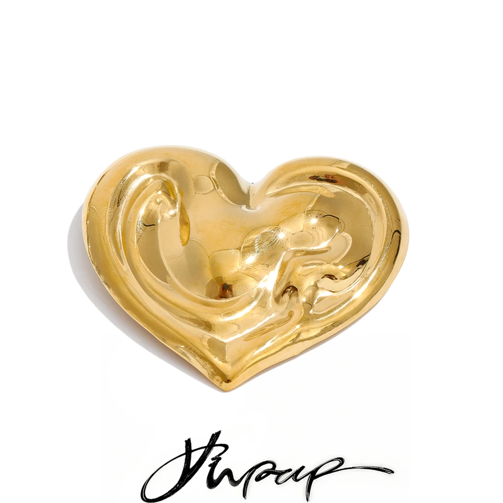 Yhpup Stainless Steel Brooch Pin Waterproof for Clothes and Hats