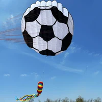 3D 6M Long Floating Tail Football Soft Kite Outdoor Flying on The Beach Professional Kite Easy To Fly Tear Resistant Storage Bag 1