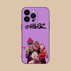 Luxurious Colorful Mobile Gorillaz Phone Case - Premium Design Cover - iPhone 12 Mini (Black1)