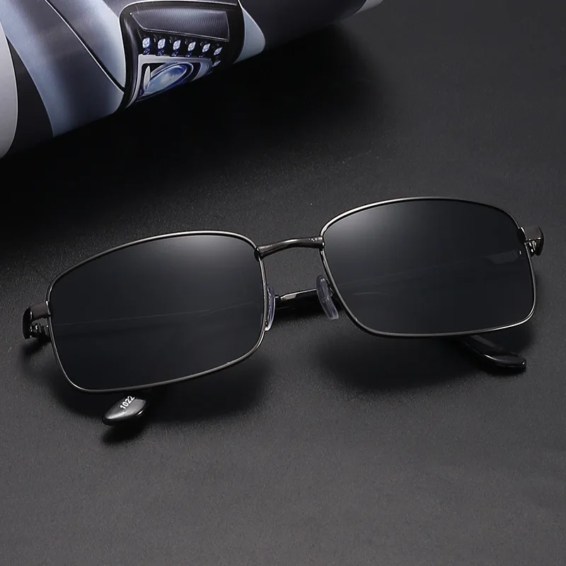 Small Square Rectangle Night Vision Men Women Polarized Sunglasses Fashion Vintage Design Driving Fishing Polaroid Sun Glasses