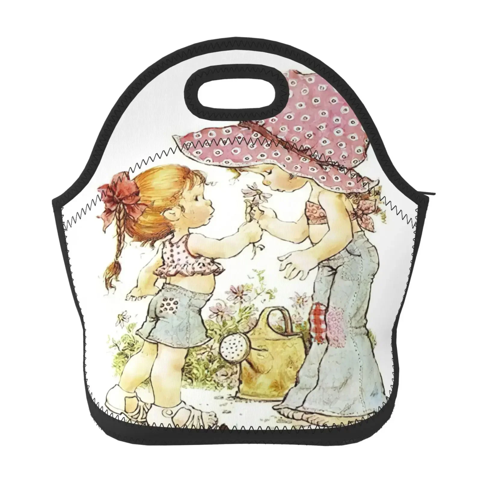 

Sarah Kay Neoprene Lunch Bag/Lunch Box/Lunch Tote/Picnic Bags Insulated Cooler Travel Organizer School Work Office