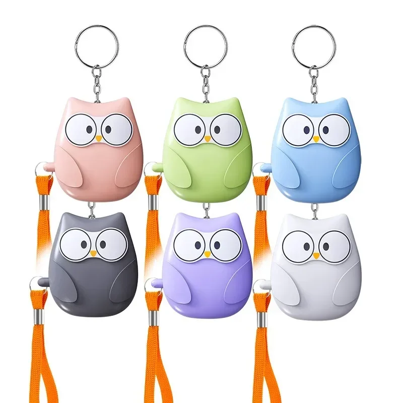 Compact 130dB Safety Siren Keychain for Personal Self-Defense