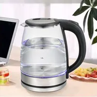 2L Electric Kettle,Glass Pot,Quickly Boiling Water,Automatic Power-Off,Double Scalding Protection,110V1000W,220V1500W,Food Grade 2