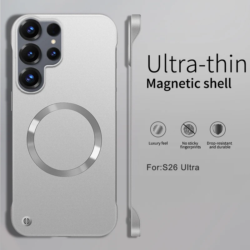 Ultra Thin Metallic Paint Magnetic Frameless Cooling Hard PC Case Cover